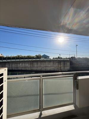 バルコニーからの眺望2026年3月撮影