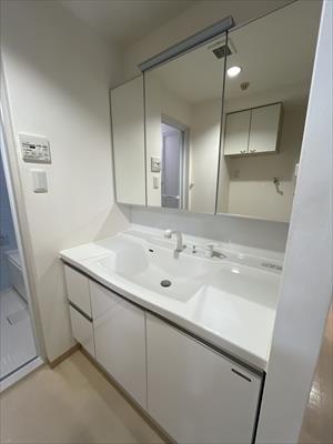 洗面化粧台（2026年3月撮影）