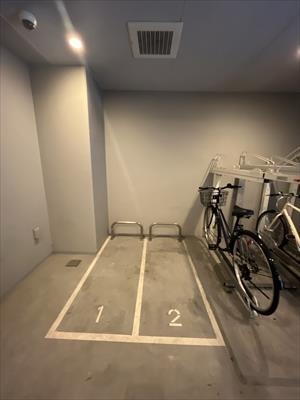 バイク置場（2026年5月撮影）
