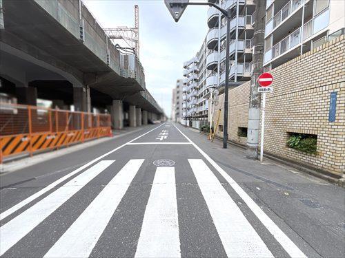 前面道路（2026年7月撮影）