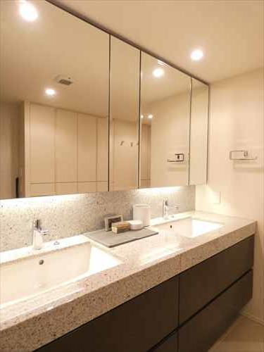 洗面化粧台（2ボウル付）