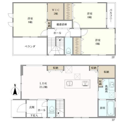 建物間取図