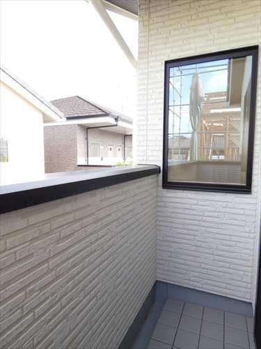 東向きバルコニー