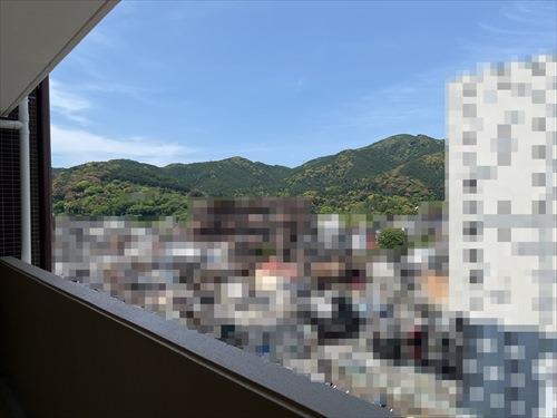 共用廊下からの眺望（北西側）１