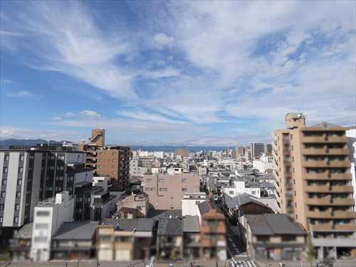 北側バルコニーからの眺望