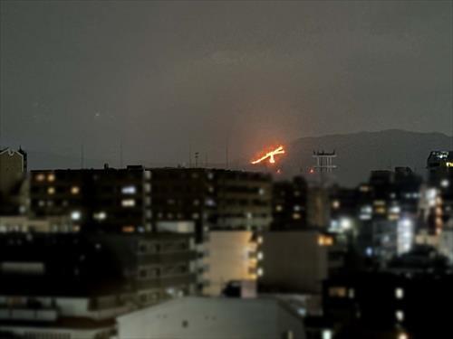 共用階段からの眺望