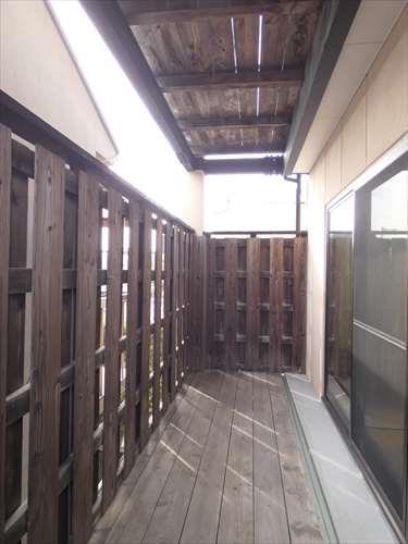 2階ウッドデッキ