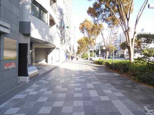 前面歩道（御池通り）