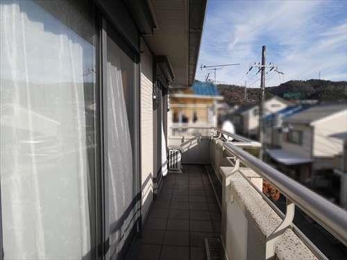 南向きバルコニー