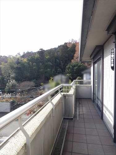 南向きバルコニー