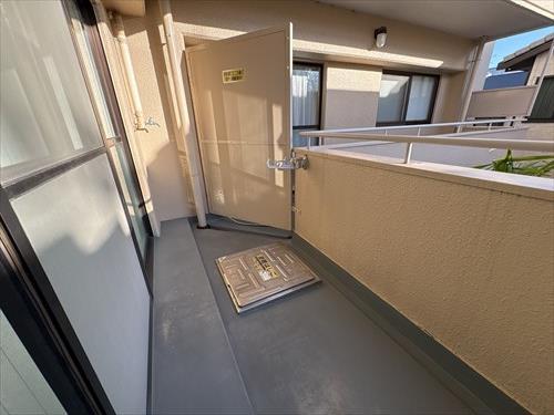 西側バルコニー