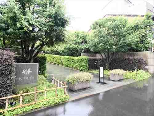 マンション入口（北大路通沿い）