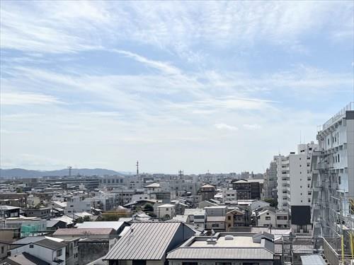 バルコニーからの眺望（京都タワー）