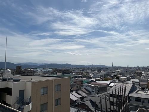 バルコニーからの眺望（東山）