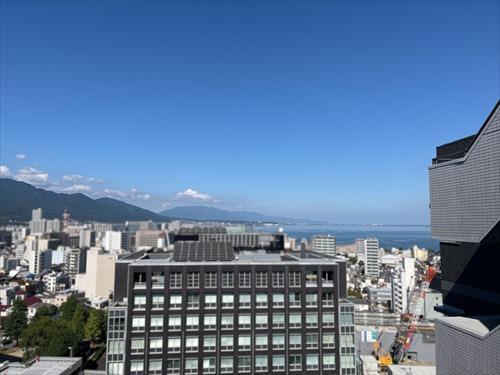 共用廊下からの眺望