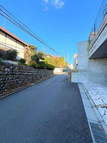 南側【現地前面道路2024年12月撮影】