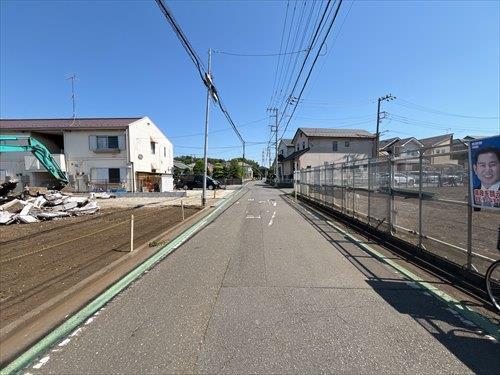 前面道路撮影(幅員約5.4ｍ)