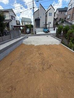 現地1号棟（北東側から撮影）2026年8