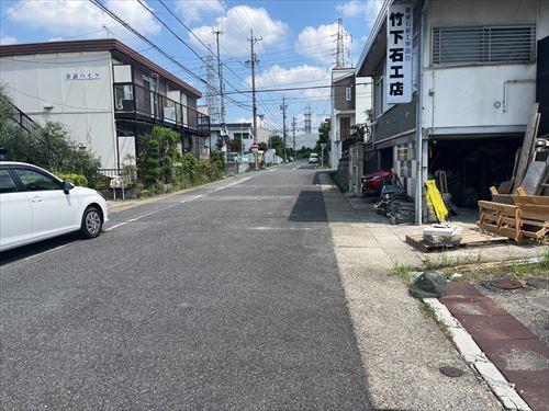 前面道路写真１（2024年9月撮影）