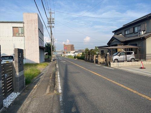 前面道路写真１（2024年8月撮影）