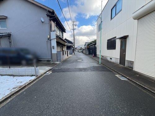 前面道路写真１（2025年1月撮影）