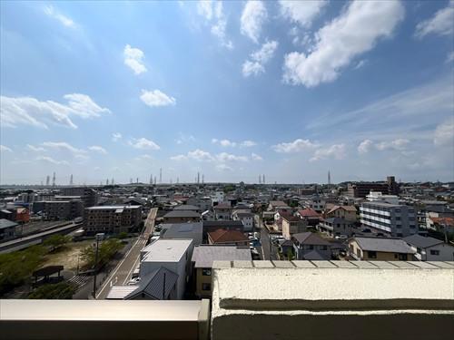 南西側バルコニーからの眺望