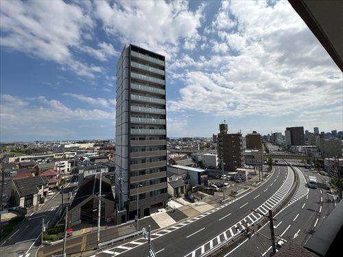 北東側バルコニーからの眺望