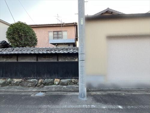 現地（北西側境界付近）