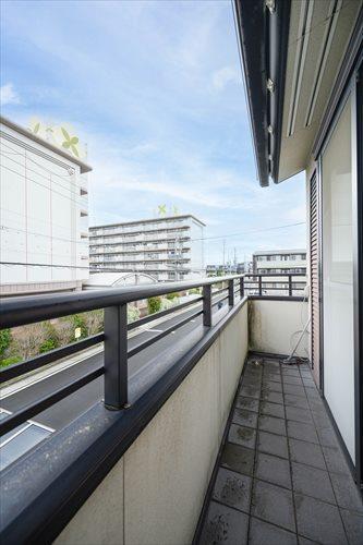 西側バルコニー