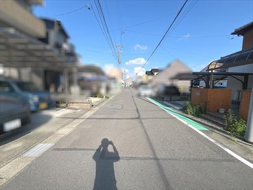 前面道路（撮影年月：2026年9月）
