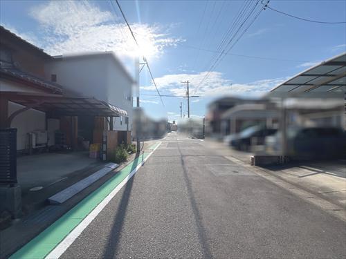 前面道路（撮影年月：2026年9月）