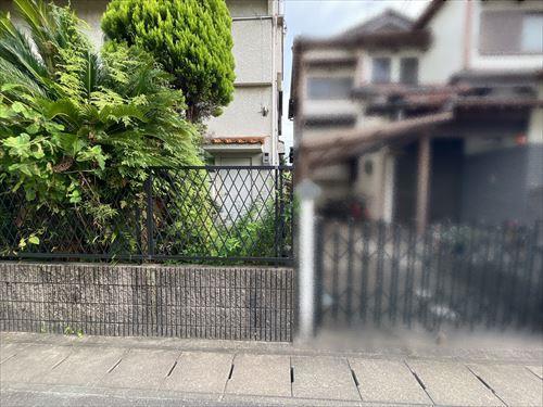 北西側境界付近
