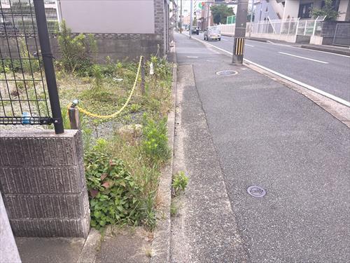 前面道路　西側方向