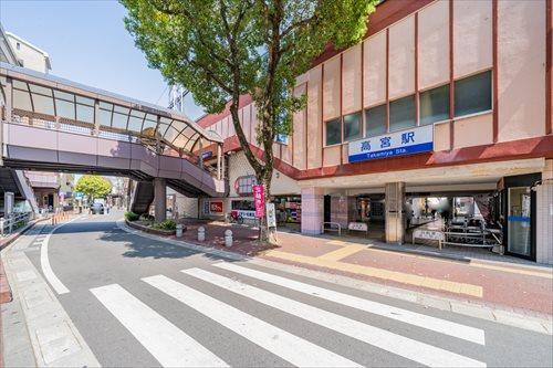 西鉄天神大牟田線「高宮」駅　600ｍ