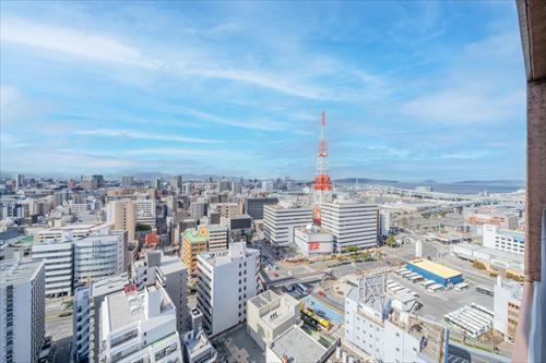 バルコニーからの眺望（西側）