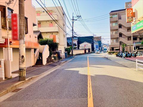 前面道路　2025年12月撮影