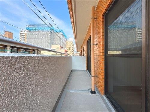 北側バルコニー