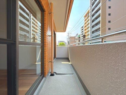 北側バルコニー