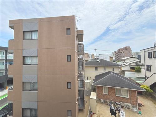 北東側バルコニーからの眺望