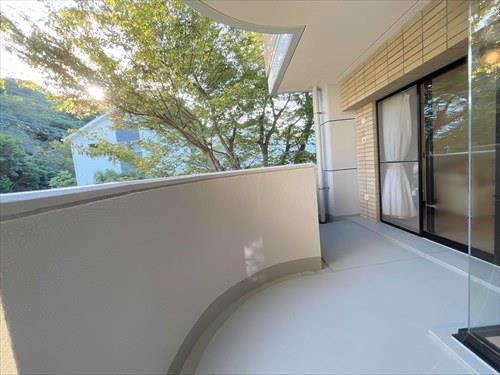 バルコニー南西部分