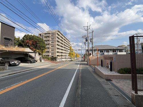 前面道路（東向き）