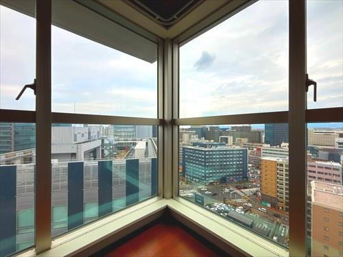 洋室約11帖からの眺望