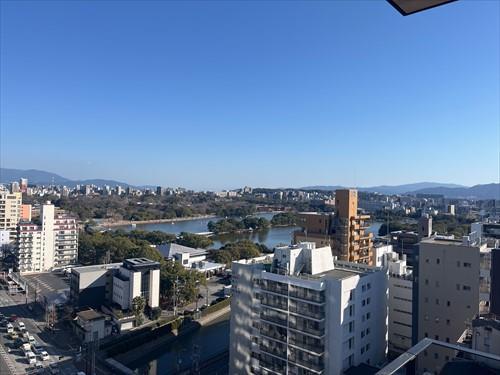 14階スカイテラスからの眺望