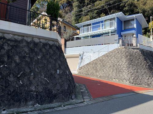 北東側境界部分