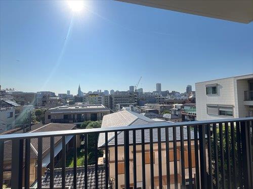 西側バルコニーからの眺望