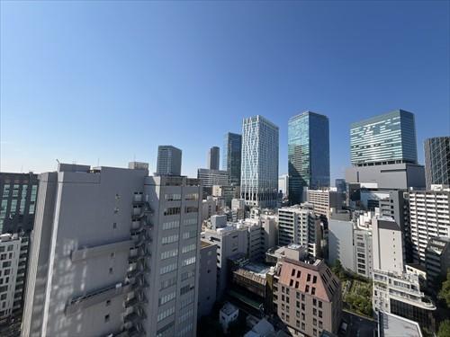 西側バルコニーからの眺望