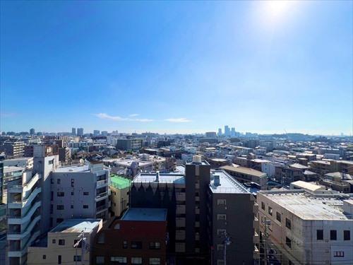 南東側バルコニーからの眺望