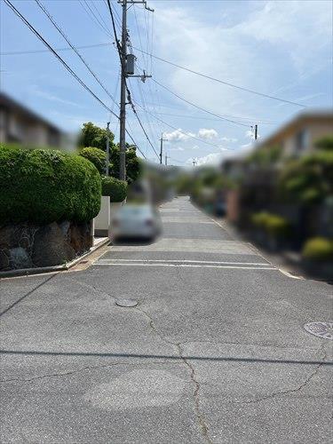 南側道路です。