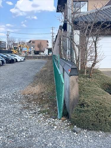 西側境界付近 (2026年2月撮影)