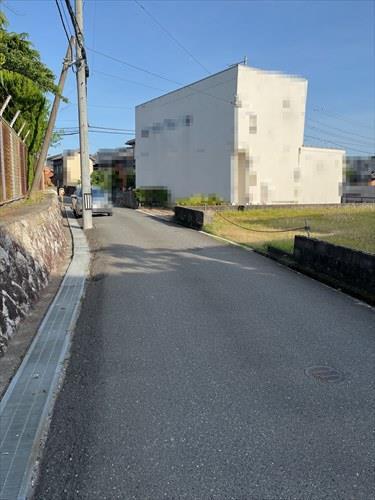 現地前面道路